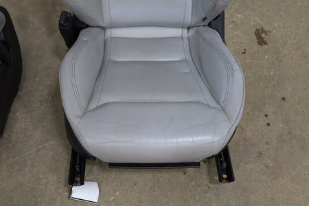 2015 Tesla Model S Synthetic Leather (Leatherette) Seats Set Gray DGY