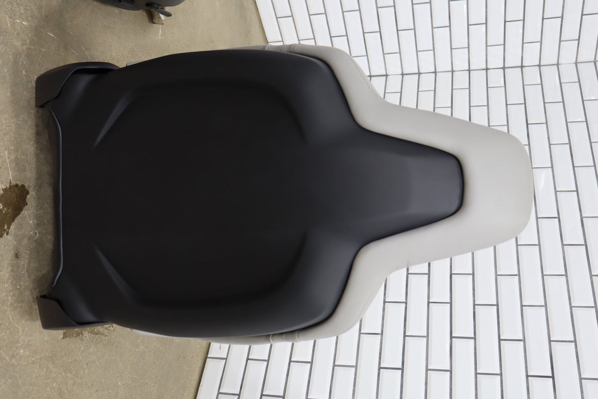2015 Tesla Model S Synthetic Leather (Leatherette) Seats Set Gray DGY