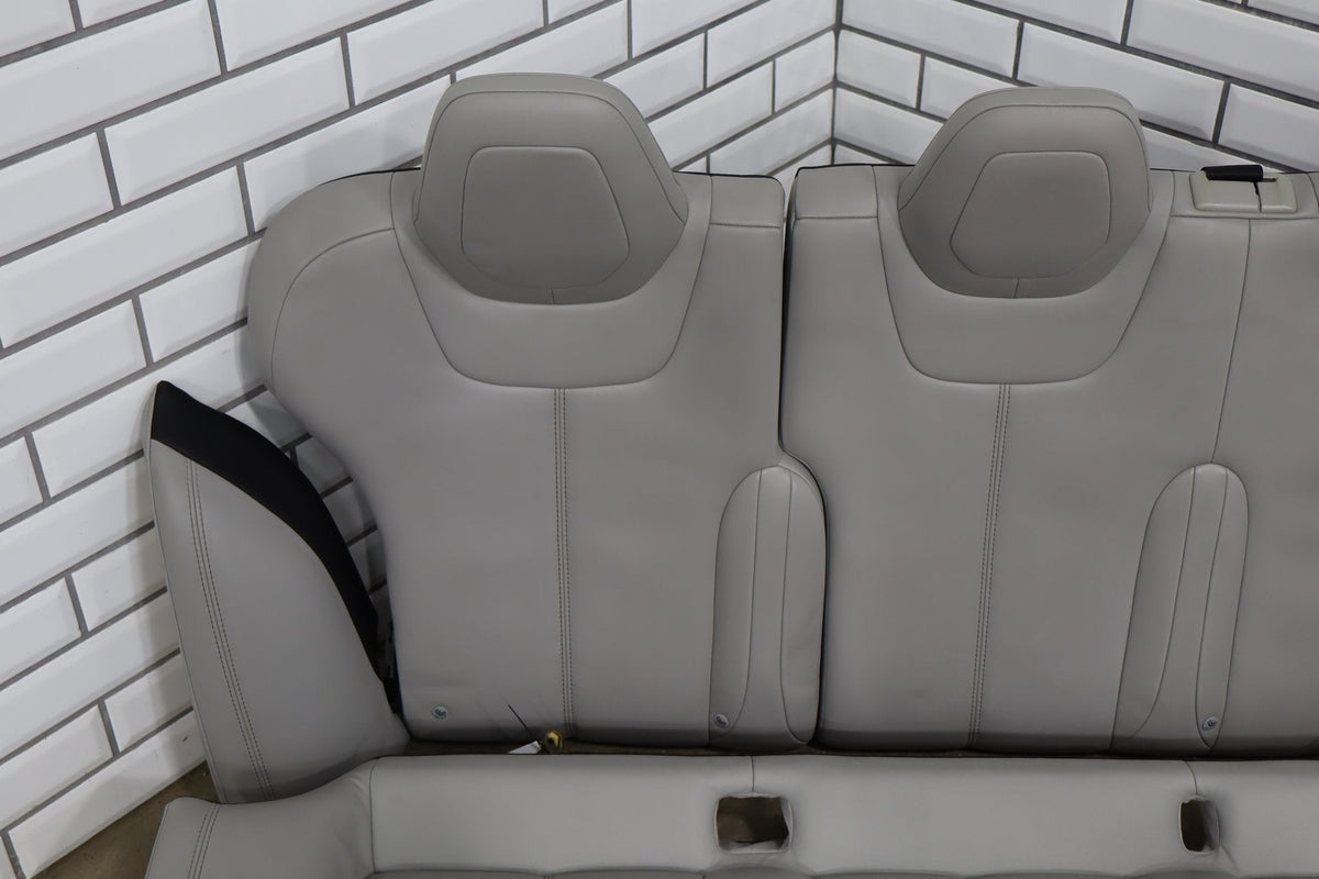 2015 Tesla Model S Synthetic Leather (Leatherette) Seats Set Gray DGY