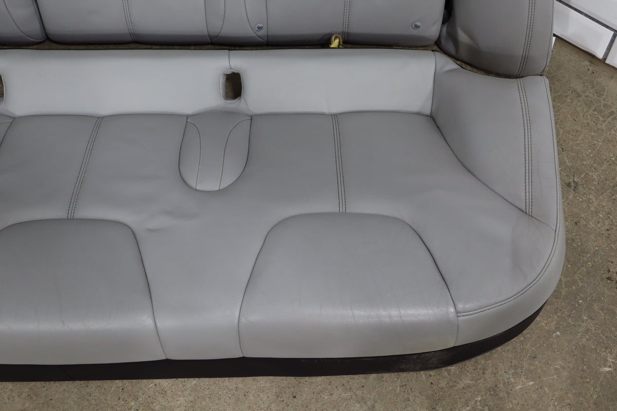2015 Tesla Model S Synthetic Leather (Leatherette) Seats Set Gray DGY