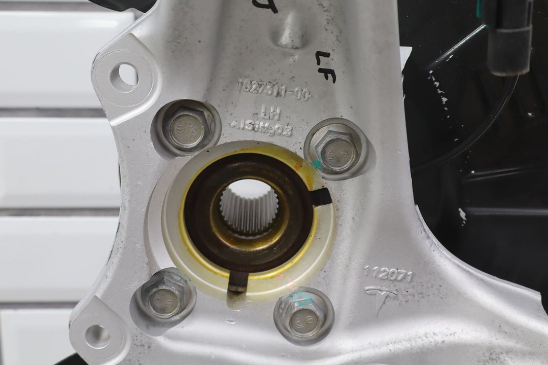 2016 - 2020 Tesla Mode X Driver Left Front Spindle / Knuckle OEM