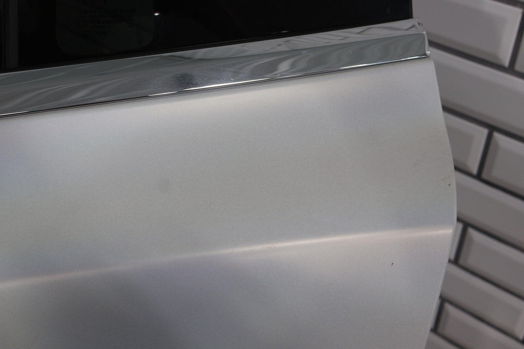 2016 - 2020 Tesla Model X Rear Left Falcon Door W/ Glass (Wrap Over Pearl White)