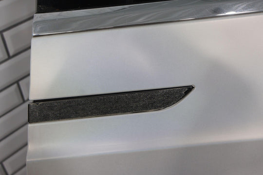 2016 - 2020 Tesla Model X Rear Left Falcon Door W/ Glass (Wrap Over Pearl White)