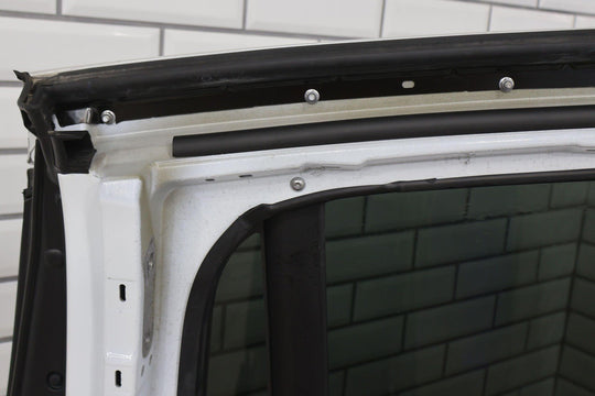 2016 - 2020 Tesla Model X Rear Left Falcon Door W/ Glass (Wrap Over Pearl White)