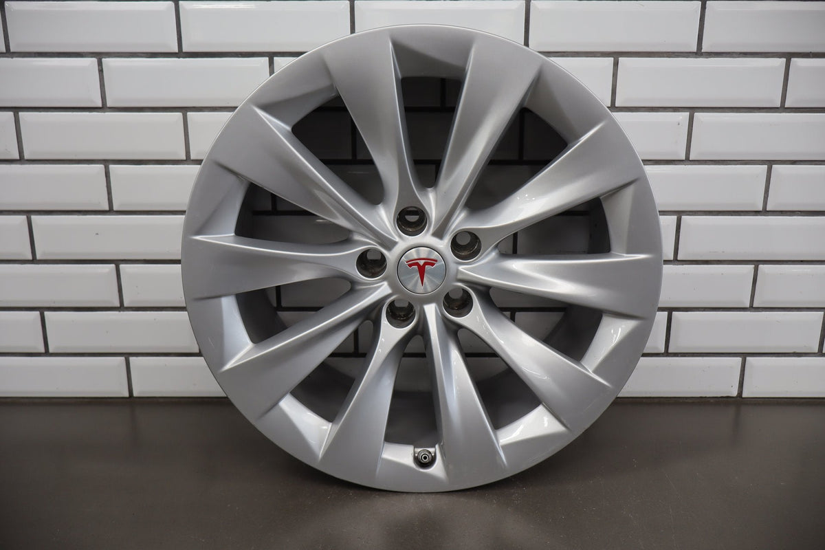 2016-2021 Tesla Model X 20x9 Front Slipstream Wheel/Rim OEM 1027244-00-B