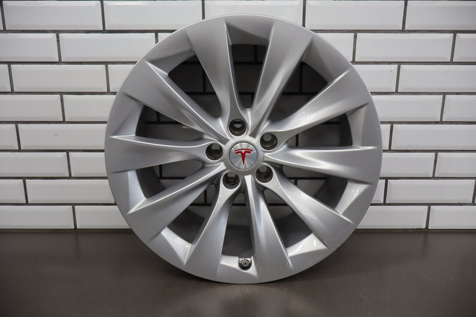 2016-2021 Tesla Model X 20x9 Front Slipstream Wheel/Rim OEM 1027244-00-B
