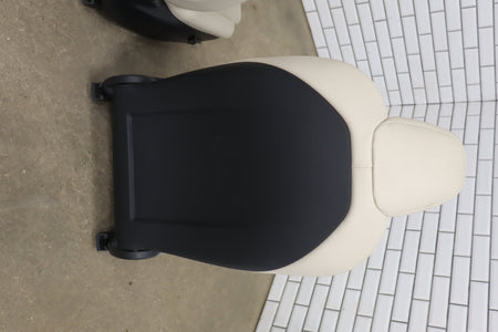 2016-2021 Tesla Model X 5 Passenger Cream Leather Seat Set Front/Rear OEM