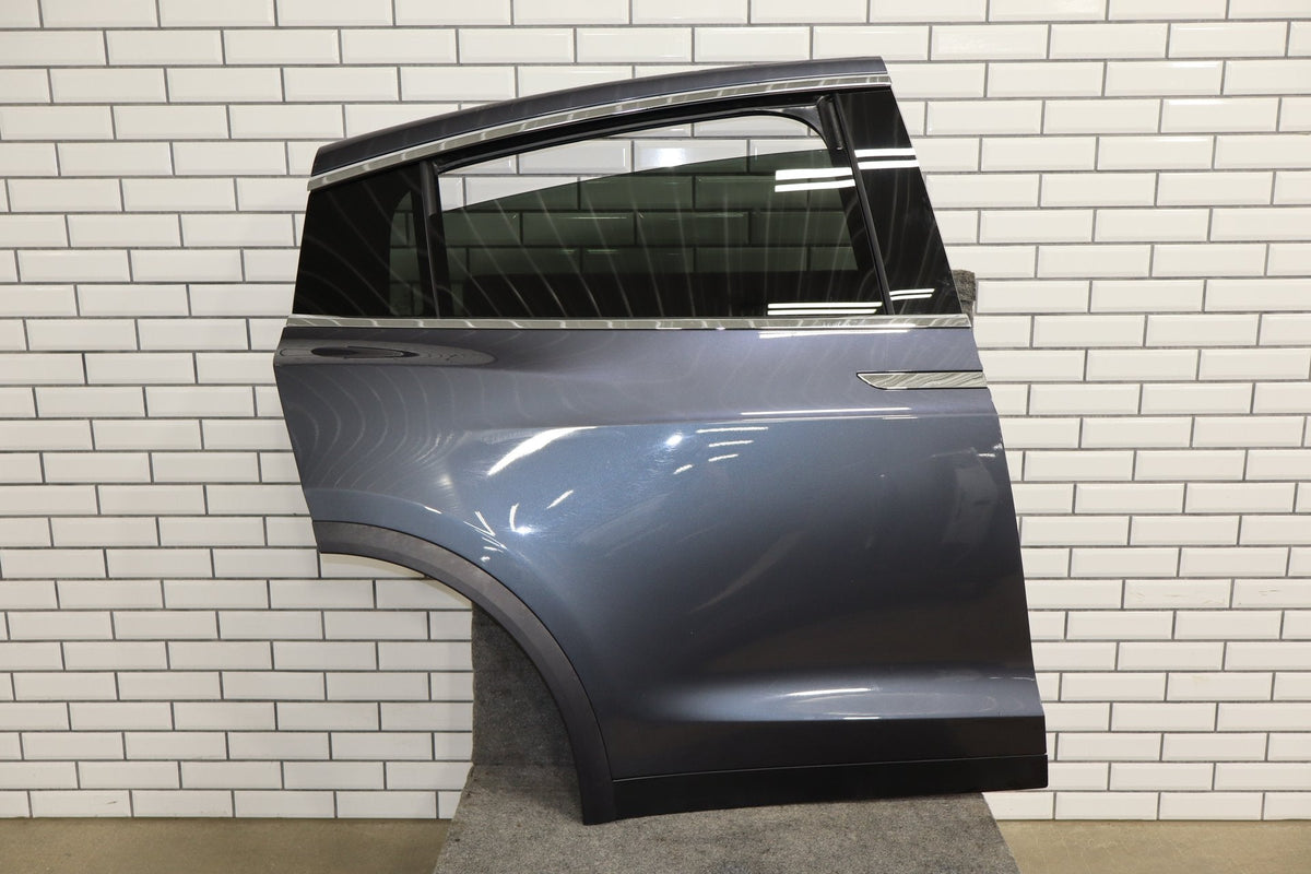 2016-2024 Tesla Model X Rear Right Falcon Door Panel Midnight Silver Metallic