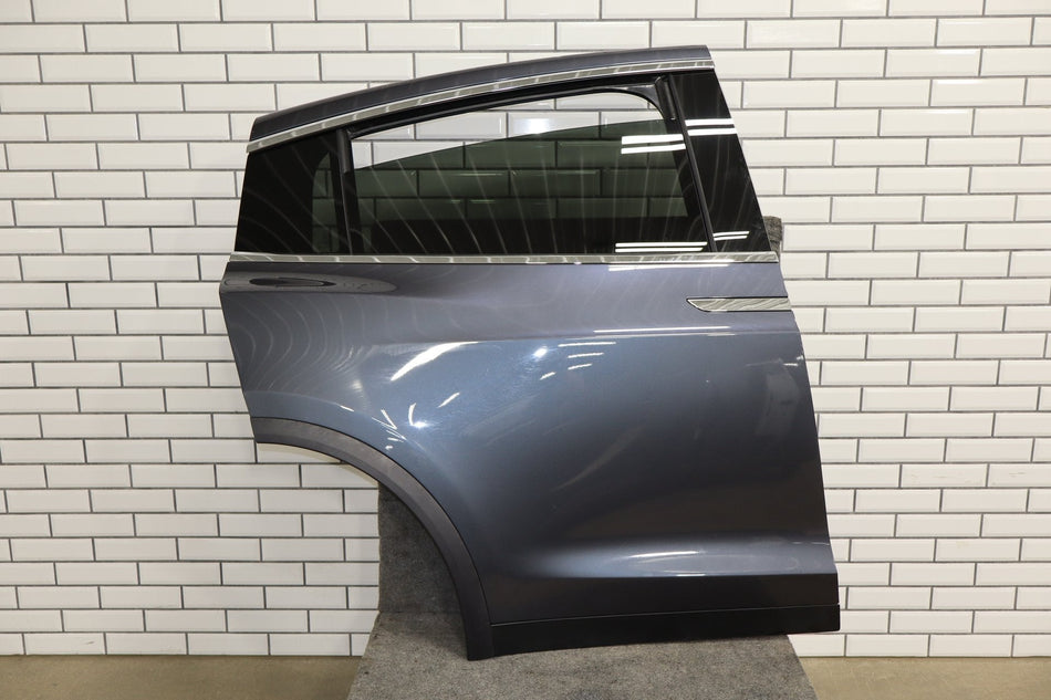 2016-2024 Tesla Model X Rear Right Falcon Door Panel Midnight Silver Metallic
