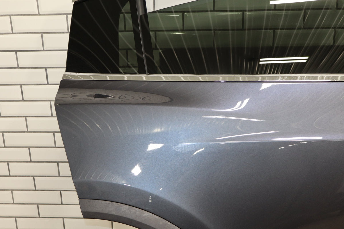 2016-2024 Tesla Model X Rear Right Falcon Door Panel Midnight Silver Metallic