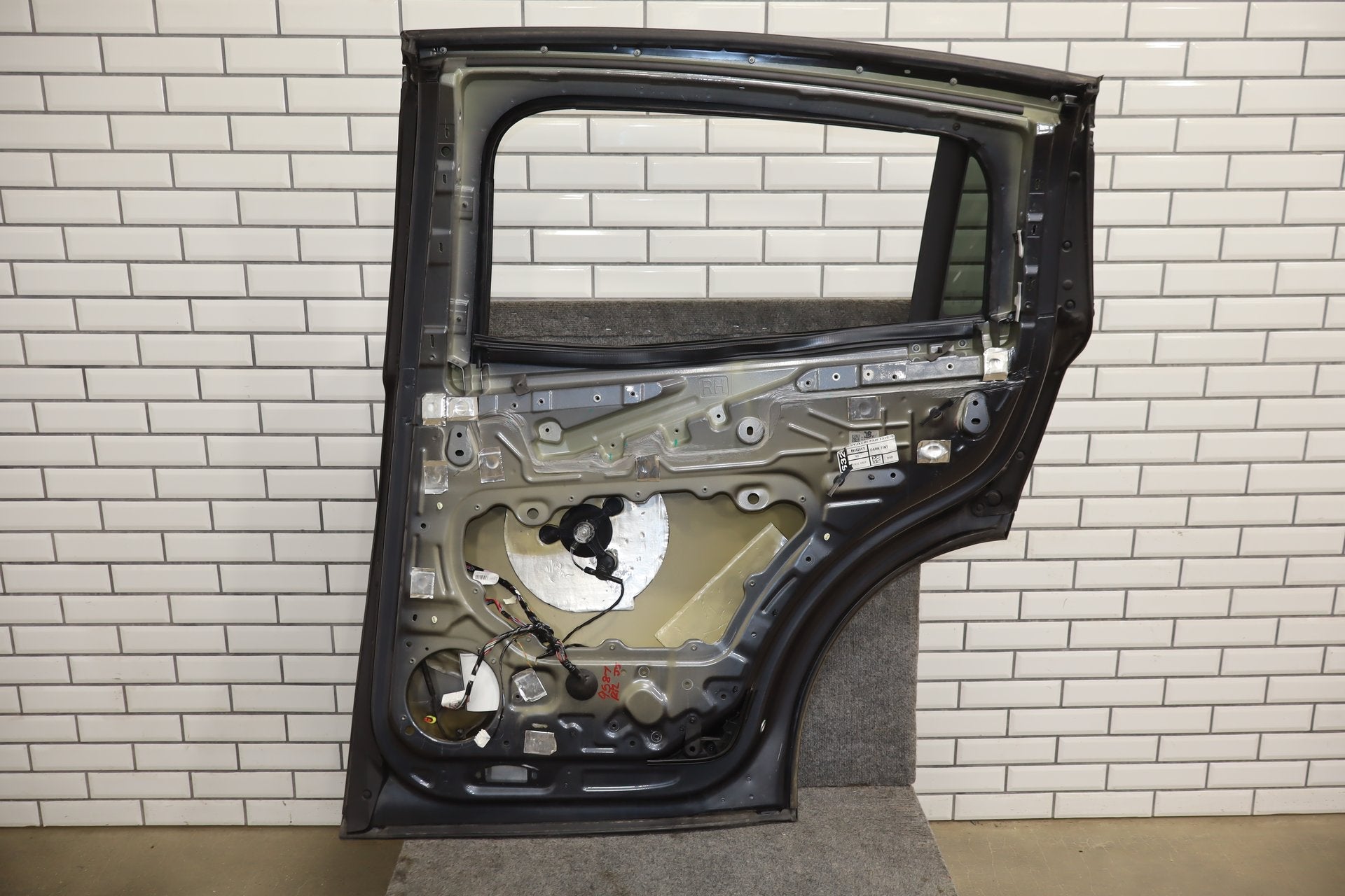 2016-2024 Tesla Model X Rear Right Falcon Door Panel Midnight Silver PMNG