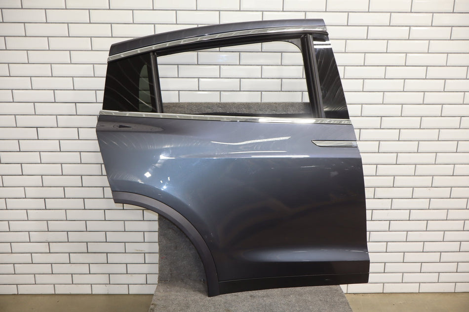 2016-2024 Tesla Model X Rear Right Falcon Door Panel Midnight Silver PMNG
