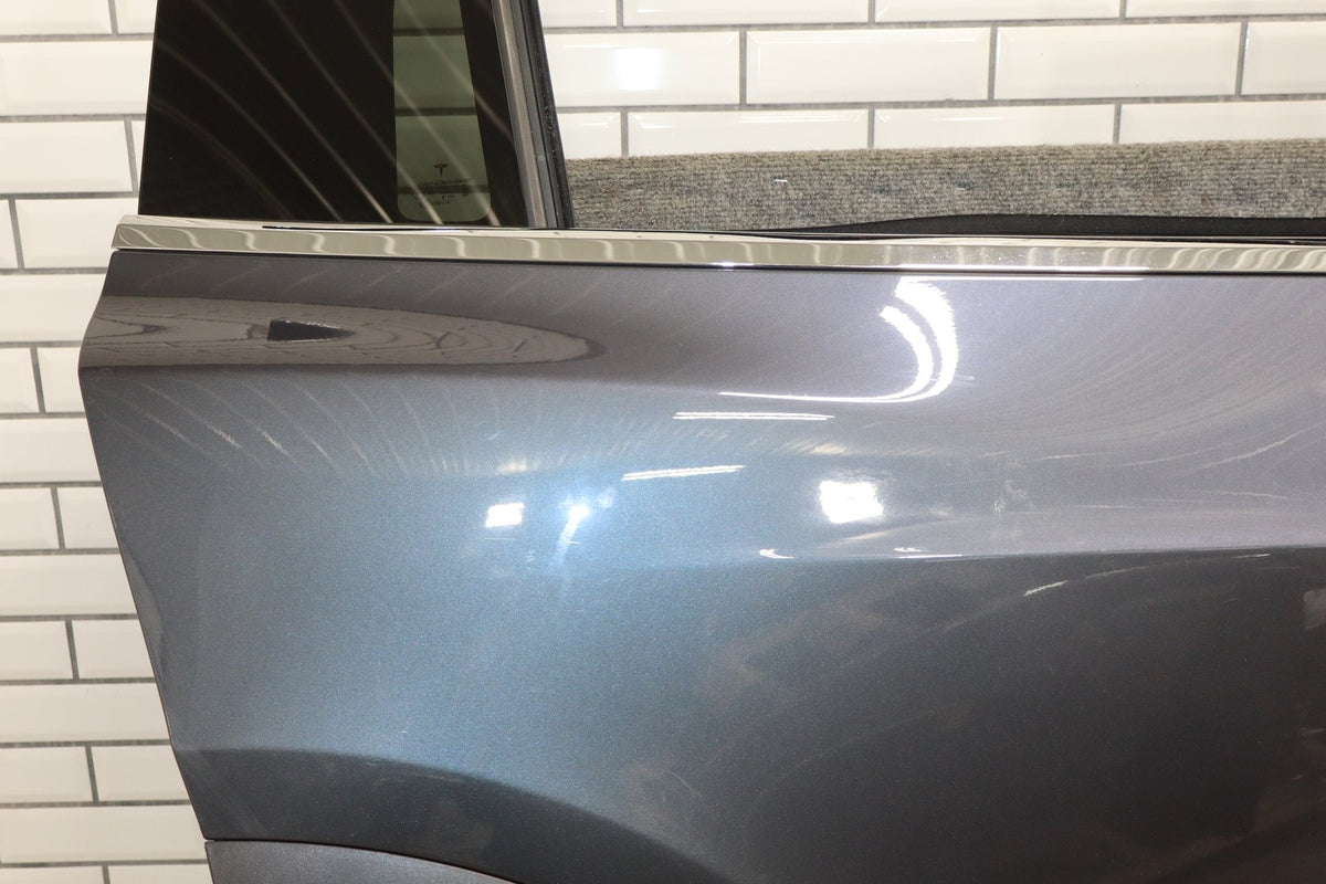 2016-2024 Tesla Model X Rear Right Falcon Door Panel Midnight Silver PMNG