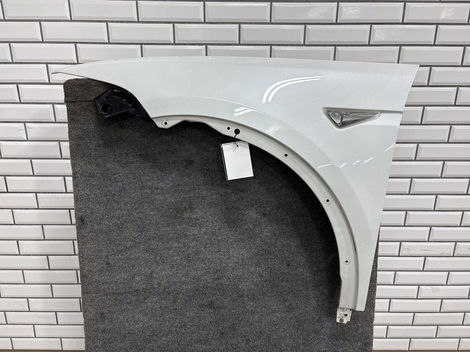 2016-2025 Tesla Model X Driver Left LH Fender Pearl White PPSW