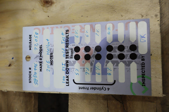 2016 Dodge Challenger Hellcat 6.2L 707HP Long Block Engine Leakdown Tested