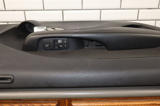2016 Dodge Challenger Left Front Door Trim Black X9