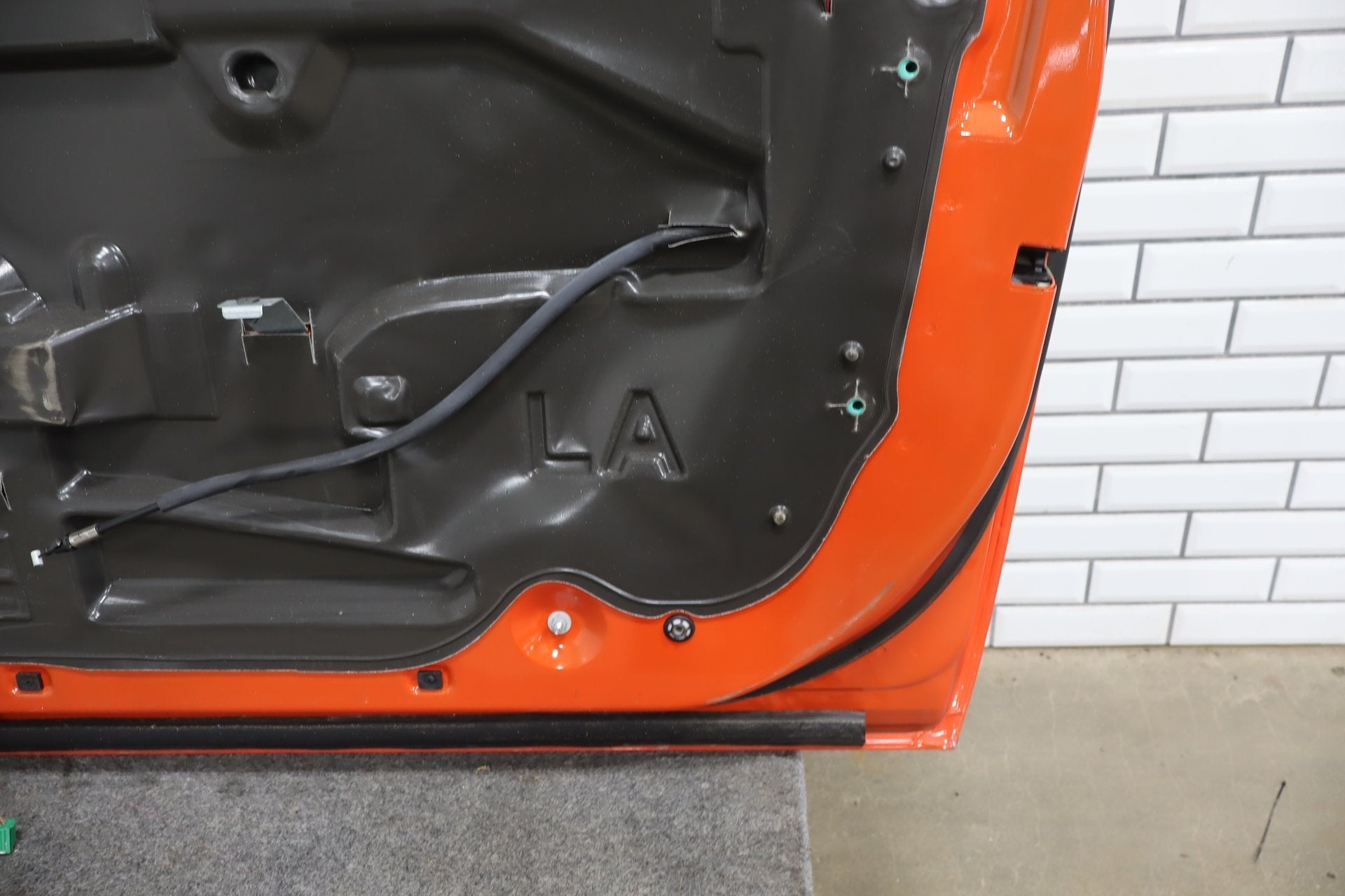 2016 Dodge Challenger Right Front Door Go Mango PVP