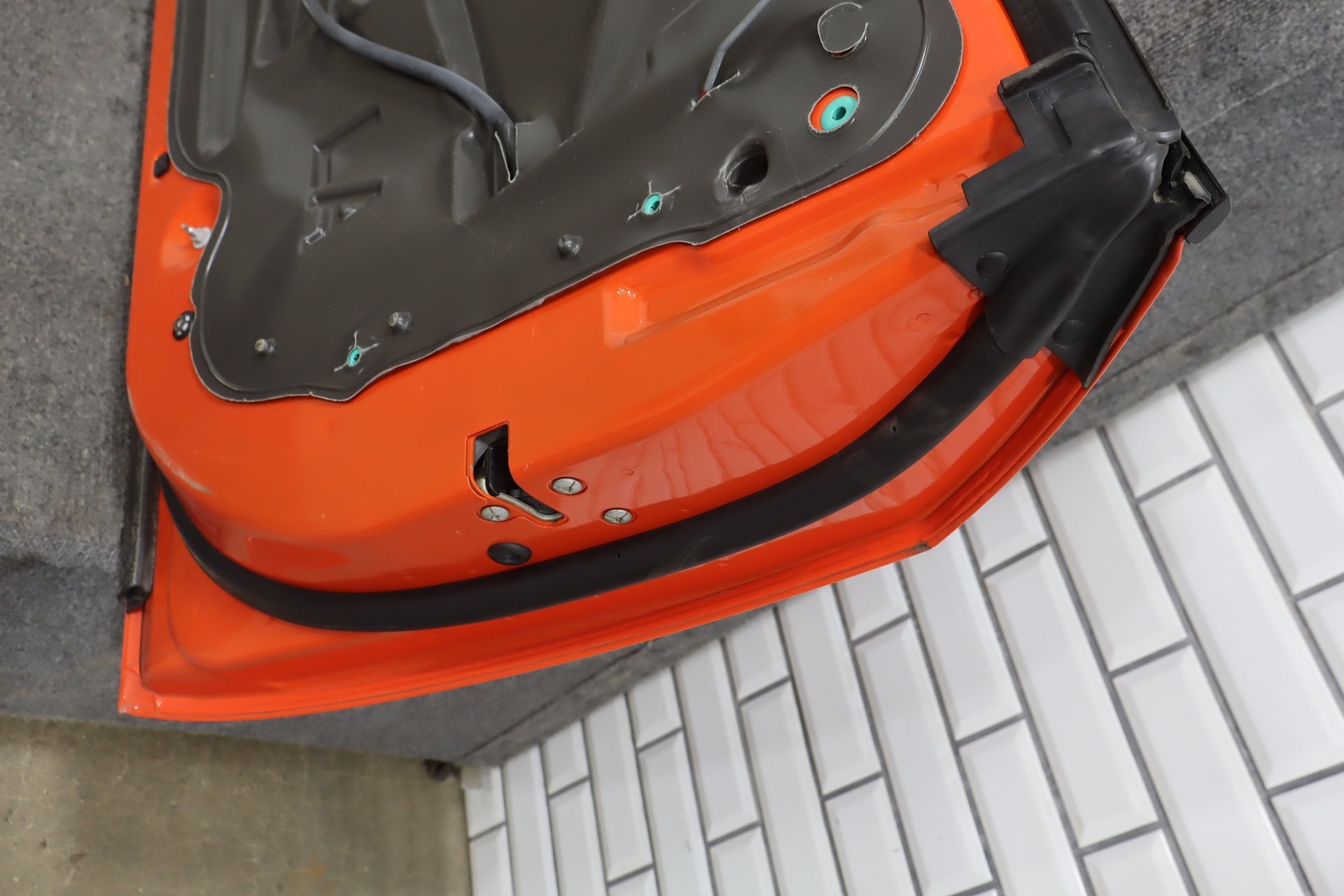 2016 Dodge Challenger Right Front Door Go Mango PVP