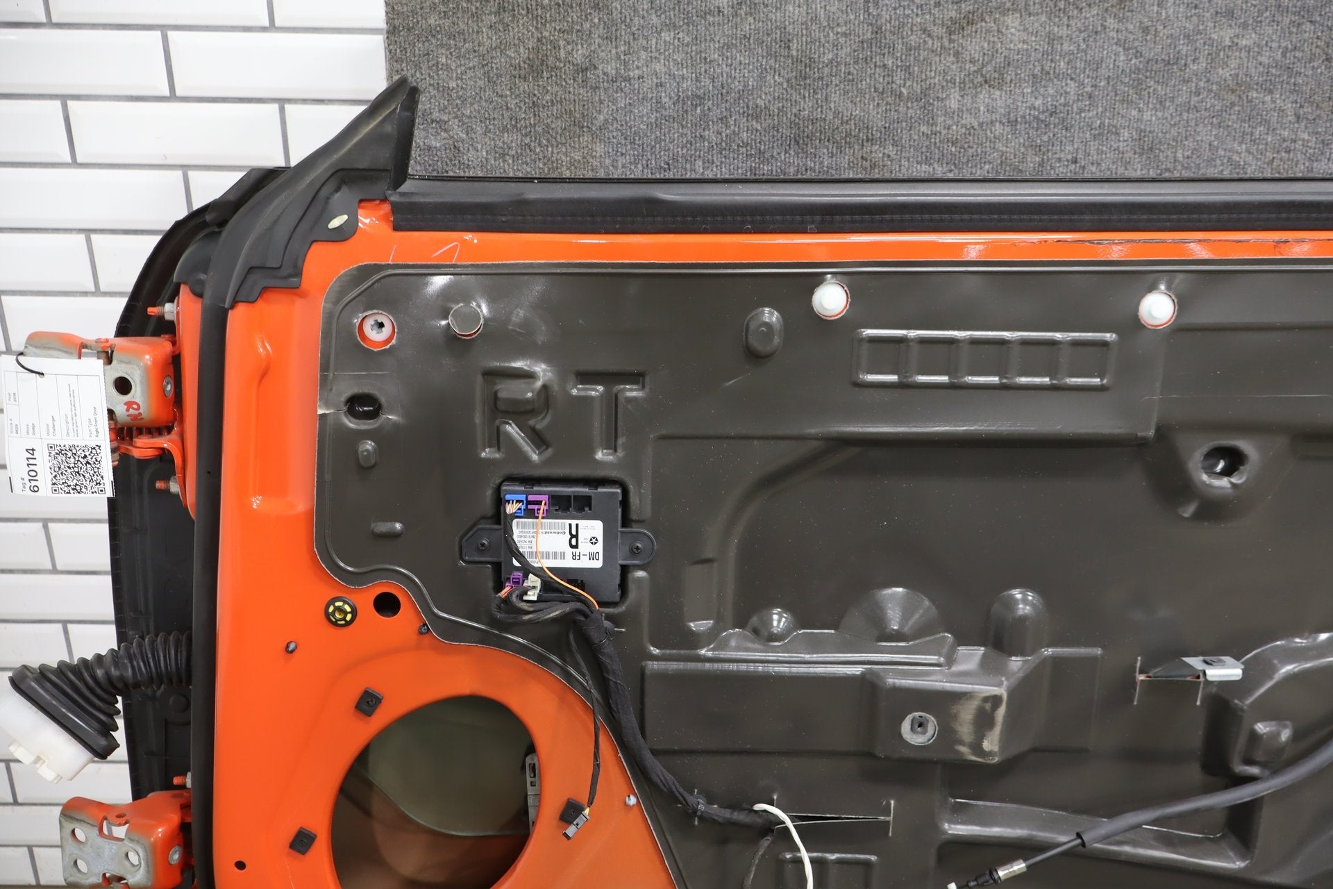 2016 Dodge Challenger Right Front Door Go Mango PVP