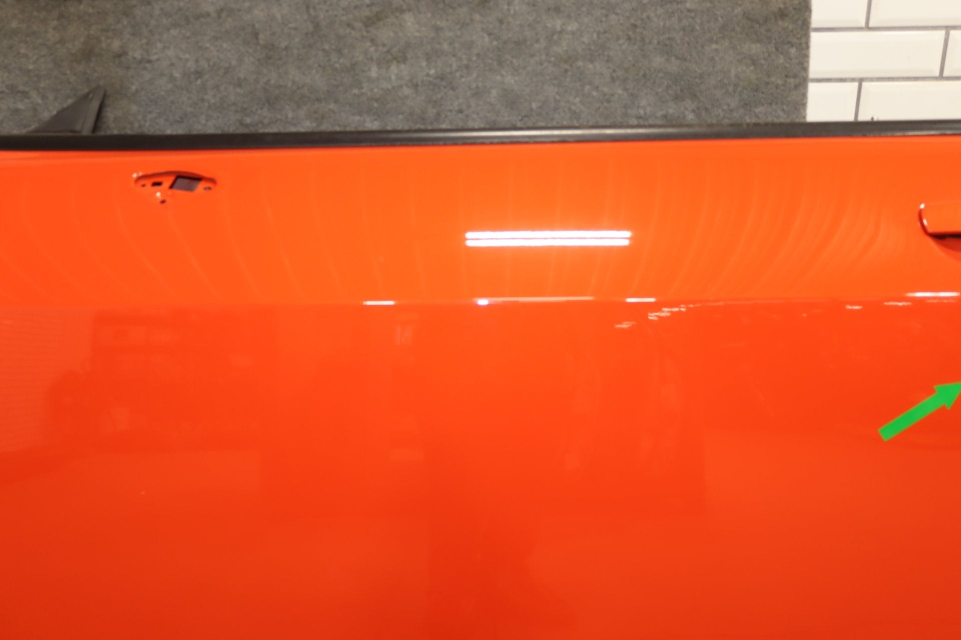 2016 Dodge Challenger Scat Pack Shaker Left Front Door Go Mango PVP