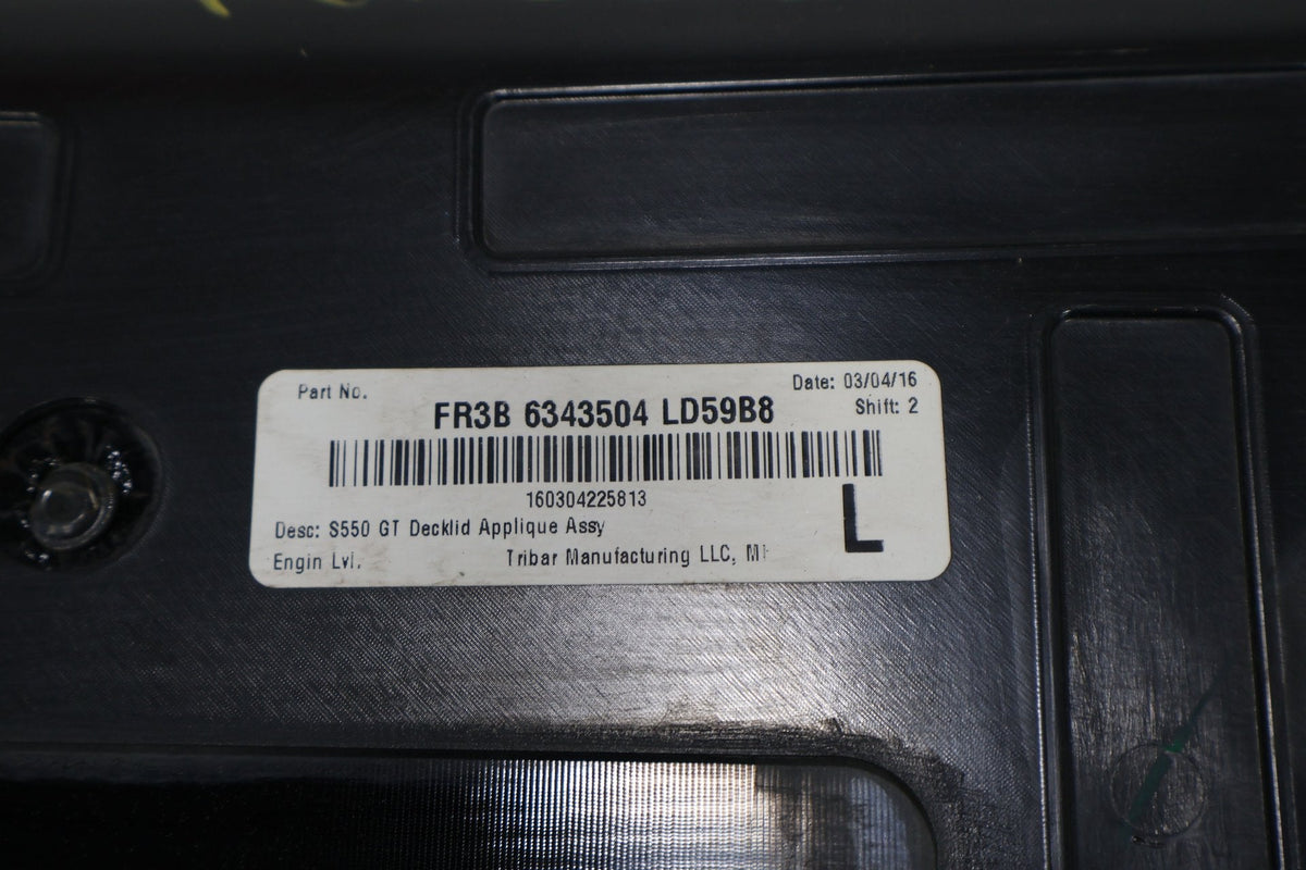 2016 Ford Mustang- Tail Finish Panel