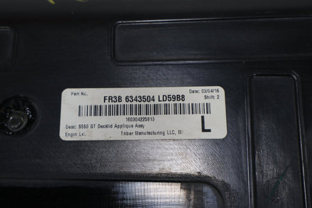 2016 Ford Mustang- Tail Finish Panel