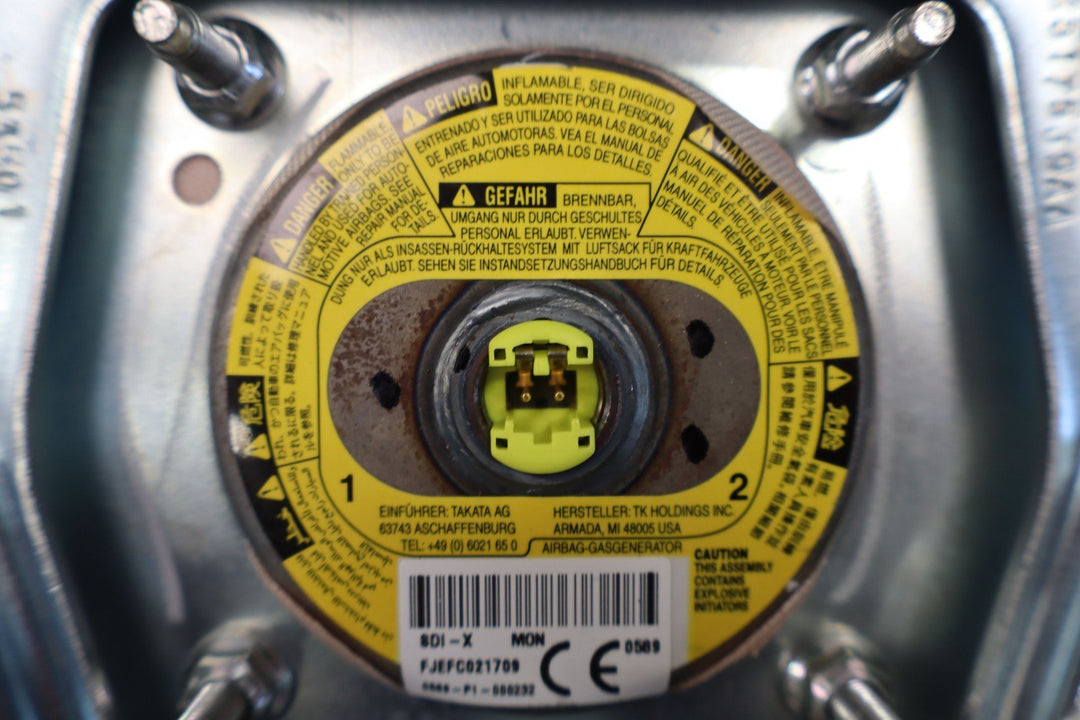 2016 Nissan Titan Driver Steering Wheel Air Bag OEM Black Trim