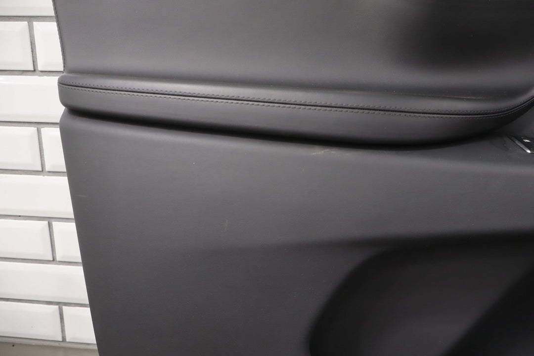 2016 Tesla X Left Front Door Trim Panel Black BLK