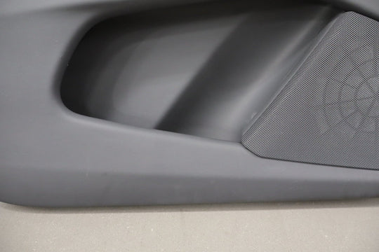 2016 Tesla X Left Front Door Trim Panel Black BLK