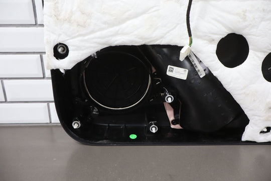 2016 Tesla X Left Front Door Trim Panel Black BLK