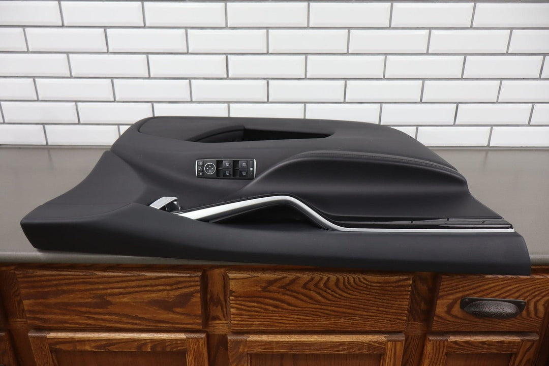 2016 Tesla X Left Front Door Trim Panel Black BLK