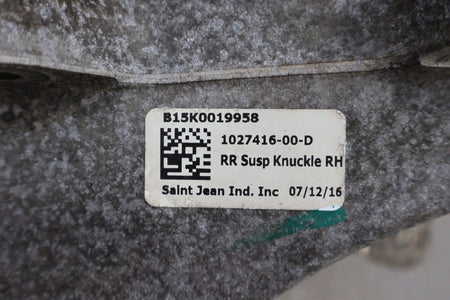 2016 Tesla X- Right Rear Knuckle