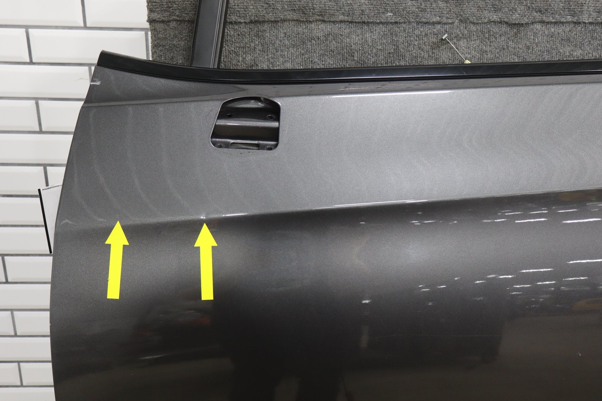 2017-2024 Chrysler Pacifica Touring Plus Left Front Door Granite Crystal PAU