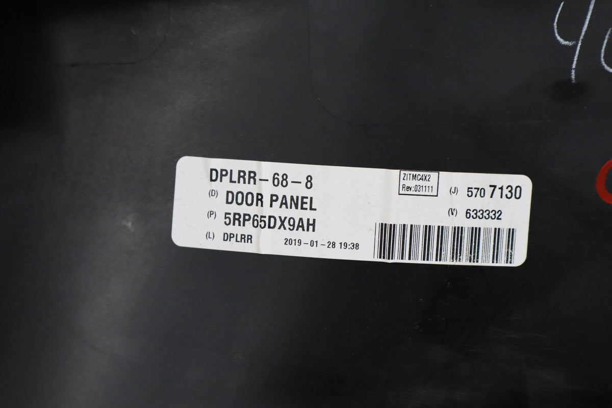 2017-2024 Chrysler Pacifica Touring Plus Left Rear Door Panel X3