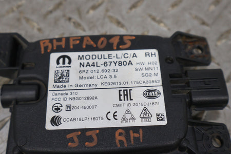 2017 Fiat 124 Spider- Chassis Control Module