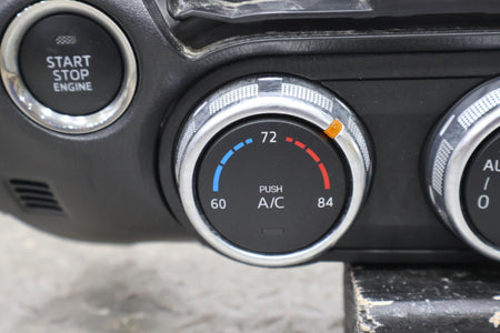 2017 Fiat 124 Spider- Heater/AC Controls