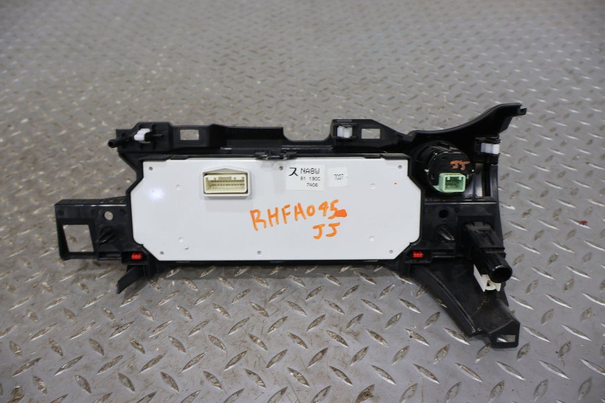 2017 Fiat 124 Spider- Heater/AC Controls