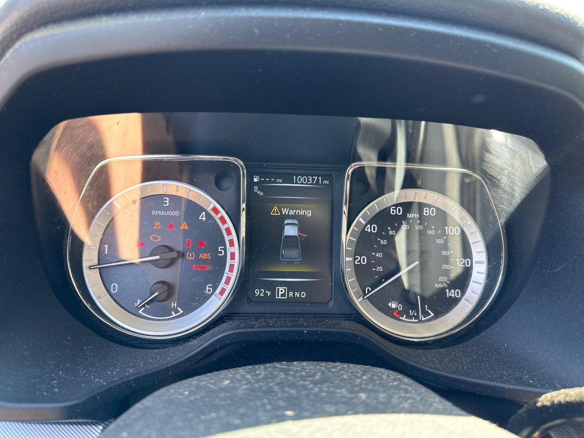 2017 Nissan Titan XD- Speedometer