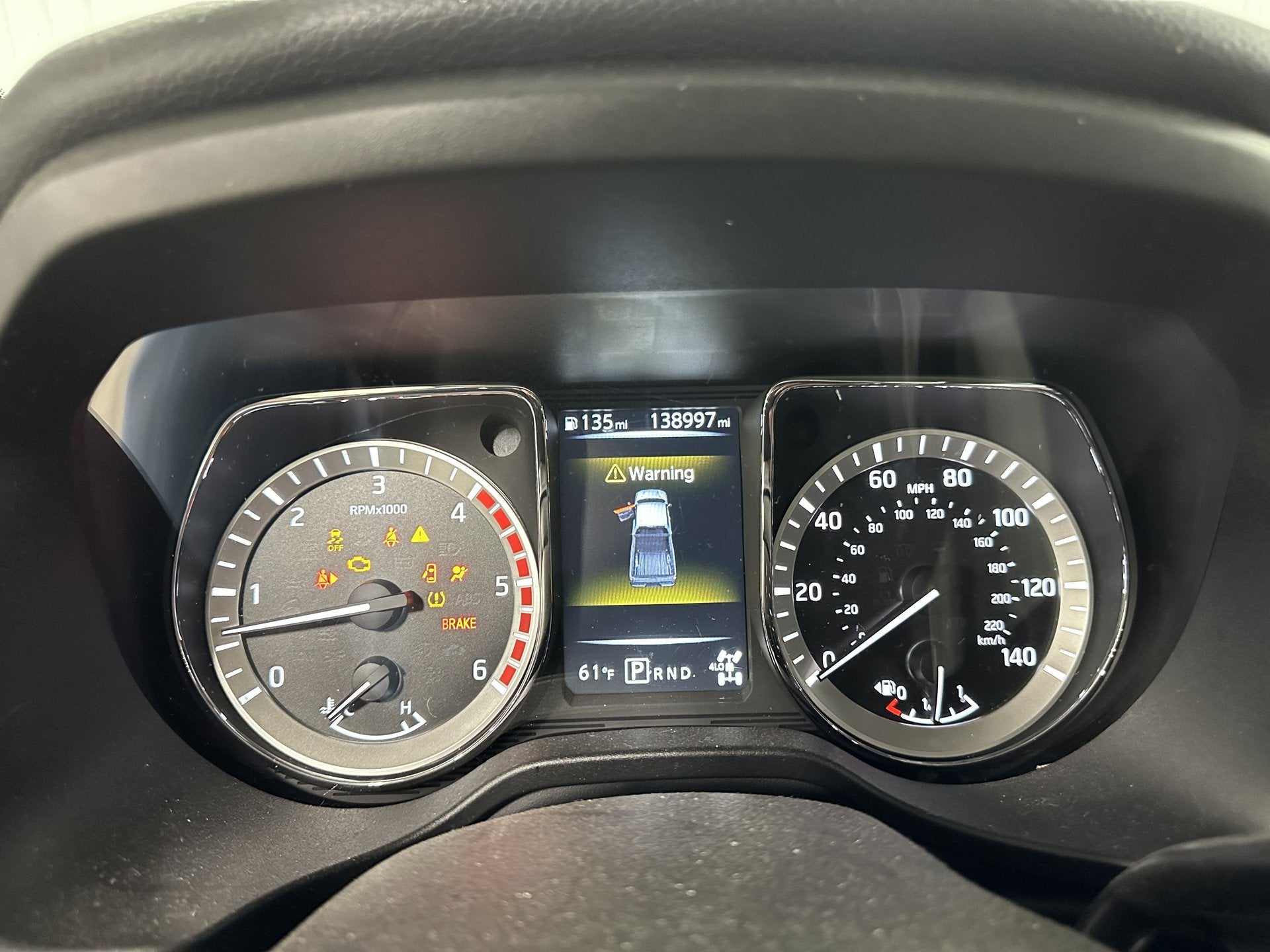 2017 Nissan Titan XD- Speedometer