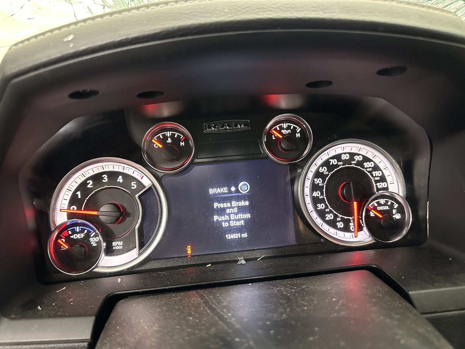2017 Ram 1500- Speedometer