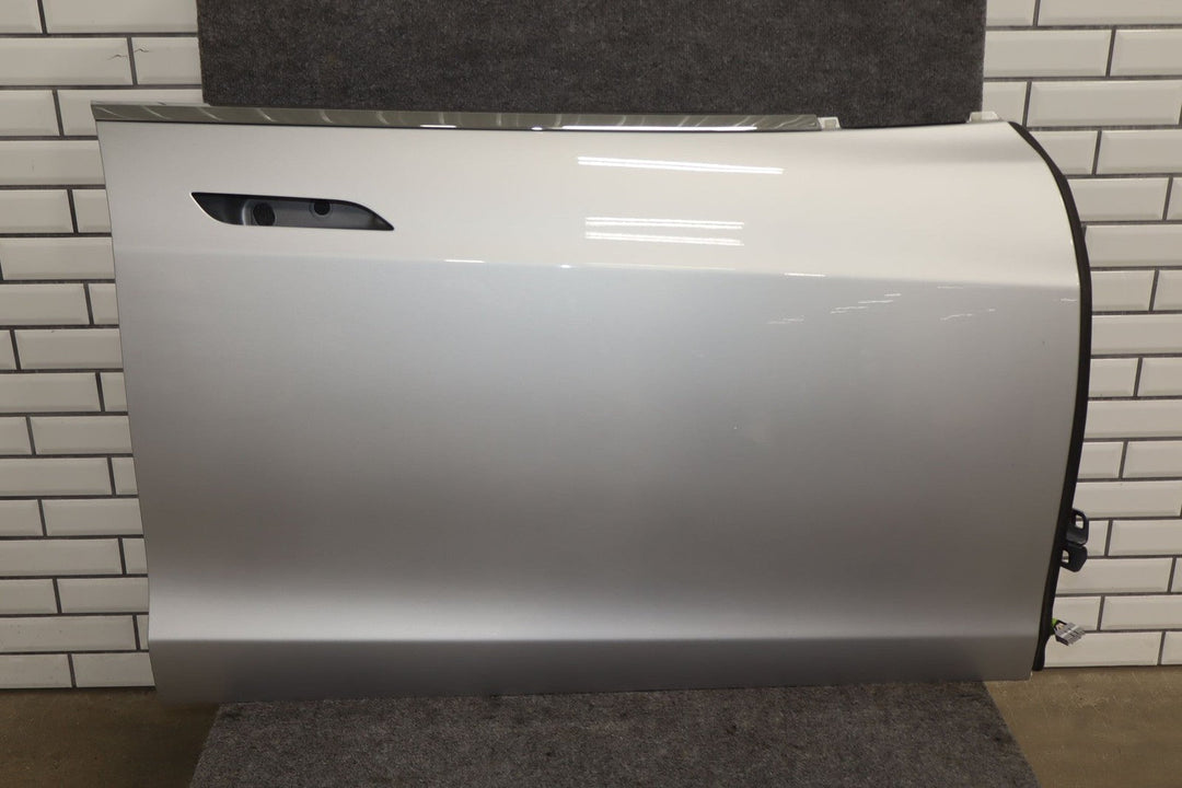 2017 Tesla S Right Front Door Silver PMSS