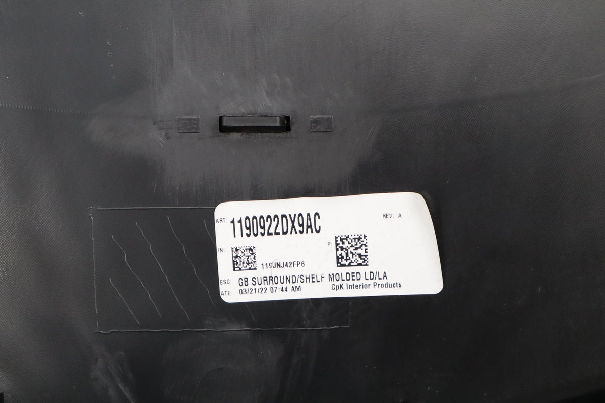 2018-2023 Dodge Challenger R/T Scat Pack Glove Box Black X9
