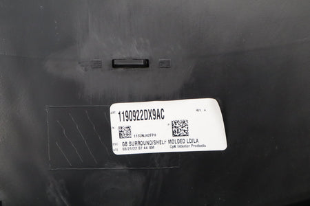 2018-2023 Dodge Challenger R/T Scat Pack Glove Box Black X9