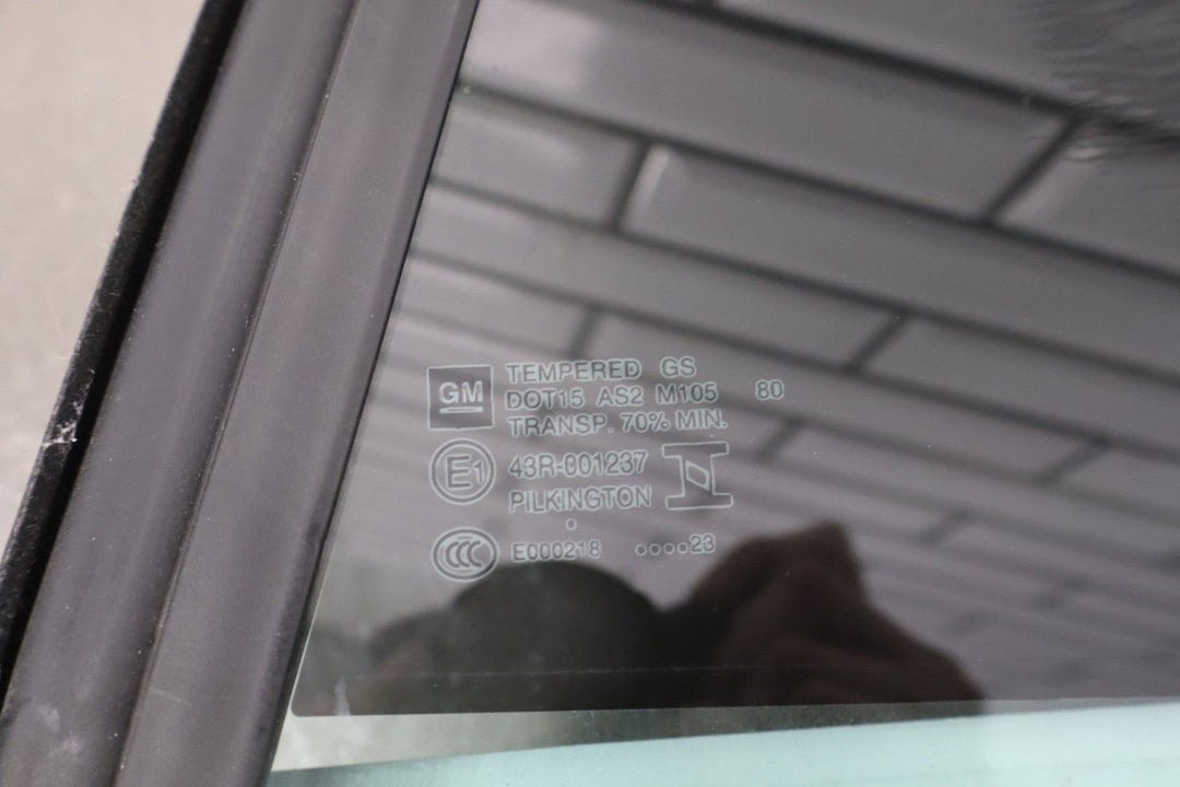 2018 - 2024 Chevrolet Camaro Convertible Left Rear Quarter Glass/Regulator OEM