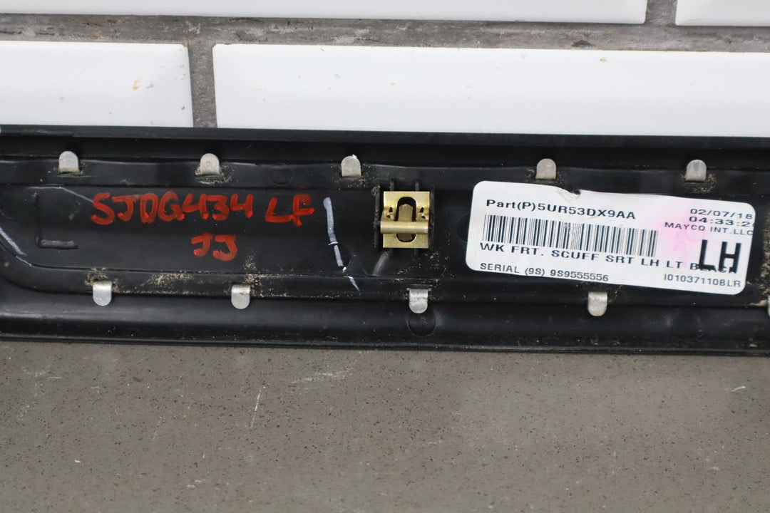 2018 Dodge Durango SRT - 8 6.4L 392 Front Sill Plates Black SRT Emblem OEM