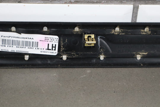 2018 Dodge Durango SRT - 8 6.4L 392 Front Sill Plates Black SRT Emblem OEM