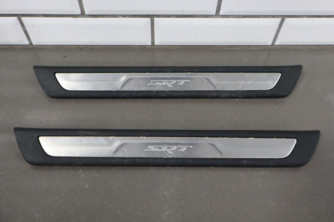 2018 Dodge Durango SRT - 8 6.4L 392 Front Sill Plates Black SRT Emblem OEM