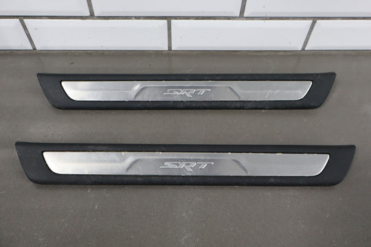 2018 Dodge Durango SRT - 8 6.4L 392 Front Sill Plates Black SRT Emblem OEM