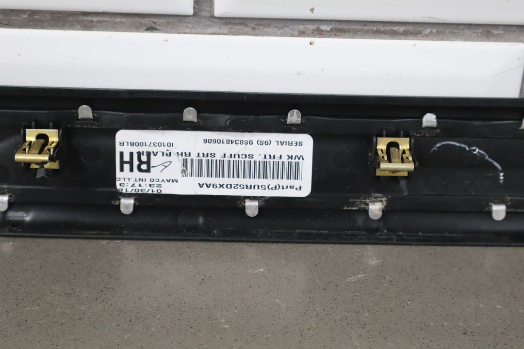 2018 Dodge Durango SRT - 8 6.4L 392 Front Sill Plates Black SRT Emblem OEM