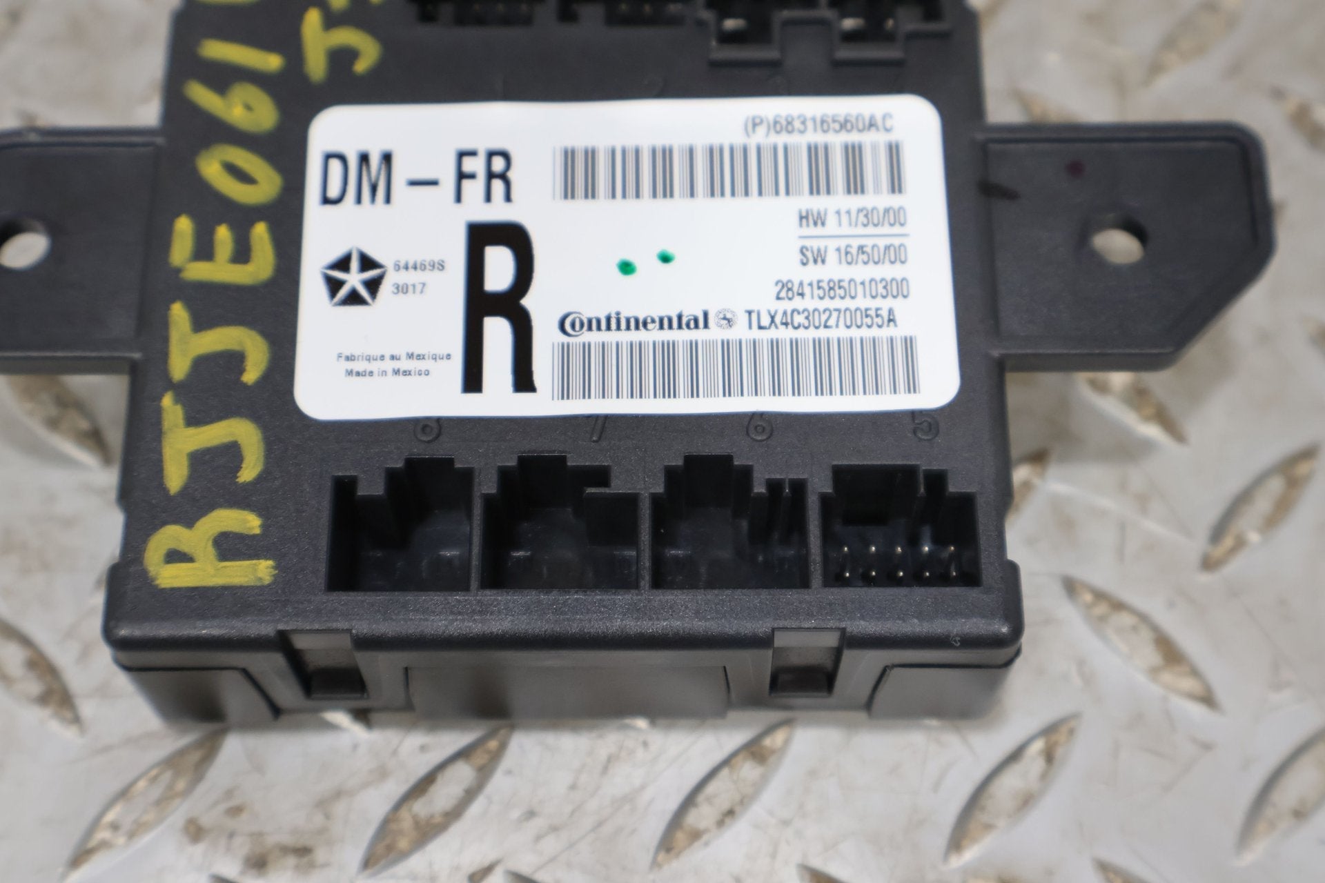 2018 Jeep Grand Cherokee- Chassis Control Module
